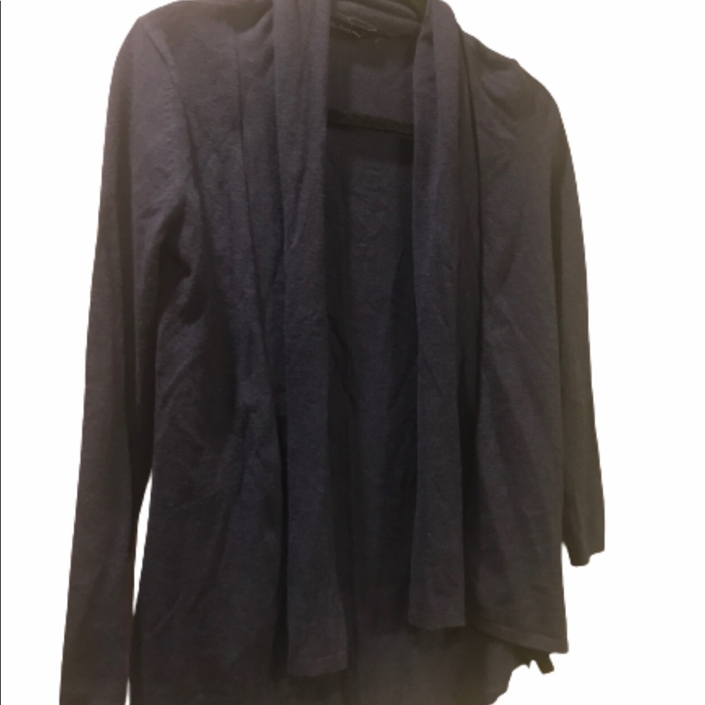 Zara blue open cardigan small